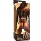 Коричневый мастубратор-вагина Nicole s Kitty - Blush Novelties - в Нефтекамске купить с доставкой