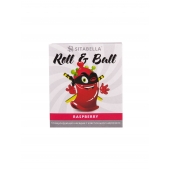 Стимулирующий презерватив-насадка Roll   Ball Raspberry - Sitabella - купить с доставкой в Нефтекамске