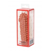 Телесная насадка на фаллос с бугорками KOKOS Extreme Sleeve 10 - 15,8 см. - KOKOS - в Нефтекамске купить с доставкой