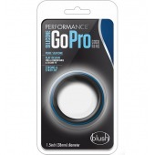 Черно-синее эрекционное кольцо Silicone Go Pro Cock Ring - Blush Novelties - в Нефтекамске купить с доставкой