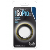 Черно-желтое силиконовое эрекционное кольцо Silicone Go Pro Cock Ring - Blush Novelties - в Нефтекамске купить с доставкой