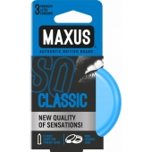 Классические презервативы в железном кейсе MAXUS Classic - 3 шт. - Maxus - купить с доставкой в Нефтекамске