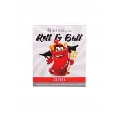 Стимулирующий презерватив-насадка Roll   Ball Cherry - Sitabella - купить с доставкой в Нефтекамске