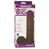 Насадка-реалистик Vac-U-Lock 8  ULTRASKYN Cock - 20,6 см. - Doc Johnson - купить с доставкой в Нефтекамске