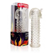 Закрытая прозрачная насадка на пенис Crystal Sleeve Faraon - 13,5 см. - Erowoman-Eroman - в Нефтекамске купить с доставкой