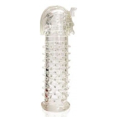 Закрытая прозрачная насадка на пенис Crystal Sleeve Faraon - 13,5 см. - Erowoman-Eroman - в Нефтекамске купить с доставкой