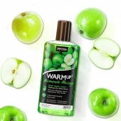Массажное масло WARMup Green Apple с ароматом яблока - 150 мл. - Joy Division - купить с доставкой в Нефтекамске
