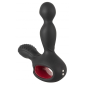 Черный вибромассажер простаты с нагревом и ротацией Prostate Plug - 14,5 см. - Orion - в Нефтекамске купить с доставкой