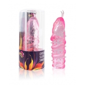 Закрытая рельефная насадка Crystal sleeve snakes в виде змеи с усиками - 14 см. - Erowoman-Eroman - в Нефтекамске купить с доставкой