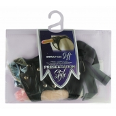 Черный пояс-трусики с двумя насадками Soft-Dolli - 16,5 и 10,5 см. - LOVETOY (А-Полимер) - купить с доставкой в Нефтекамске