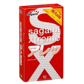 Утолщенные презервативы Sagami Xtreme Feel Long с точками - 10 шт. - Sagami - купить с доставкой в Нефтекамске