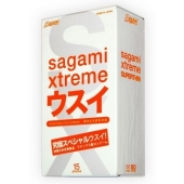 Ультратонкие презервативы Sagami Xtreme SUPERTHIN - 15 шт. - Sagami - купить с доставкой в Нефтекамске