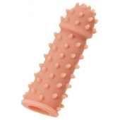 Телесная реалистичная насадка KOKOS Extreme Sleeve 03 с дополнительной стимуляцией - 12,7 см. - KOKOS - в Нефтекамске купить с доставкой