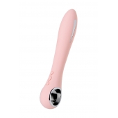 Розовый силиконовый вибратор с электростимуляцией GALVANI VIBE - 21 см. - ToyFa - купить с доставкой в Нефтекамске