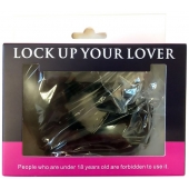 Черные меховые наручники Love с ключиками - Baile - купить с доставкой в Нефтекамске