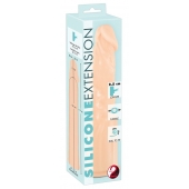 Телесная насадка-удлинитель Silicone Extension - 19 см. - Orion - в Нефтекамске купить с доставкой
