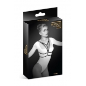 Черная упряжь на грудь Laura - Bijoux Pour Toi - купить с доставкой в Нефтекамске