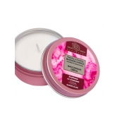 Массажная свеча  Клубника в сливках - БиоМед - купить с доставкой в Нефтекамске