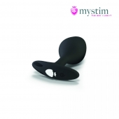 Черная пробка Mystim Rocking Vibe S с возможностью подключения к электростимулятору - 9,7 см. - MyStim - купить с доставкой в Нефтекамске