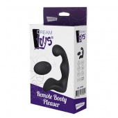 Черный вибромассажер простаты REMOTE BOOTY PLEASER - Dream Toys - в Нефтекамске купить с доставкой