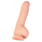 Телесный реалистичный вибратор-ротатор Ulric - 24 см. - ToyFa купить в Нефтекамске с доставкой в Orgasmix.ru Телесный реалистичный вибратор-ротатор Ulric - 24 см. - ToyFa