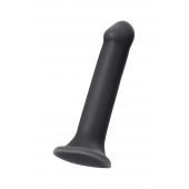 Черный фаллос на присоске Silicone Bendable Dildo XL - 20 см. - Strap-on-me - купить с доставкой в Нефтекамске