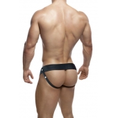 Черный мужской страпон DR. SKIN 6INCH HOLLOW STRAP ON - 16 см. - Blush Novelties - купить с доставкой в Нефтекамске