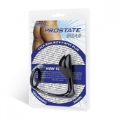 Стимулятор простаты с фиксацией эрекционным кольцом Prostate Gear - BlueLine - в Нефтекамске купить с доставкой