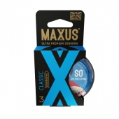 Классические презервативы в пластиковом кейсе MAXUS Classic - 3 шт. - Maxus - купить с доставкой в Нефтекамске