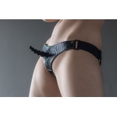 Черные трусики Better с анальной насадкой - 8 см. - Lola Games - купить с доставкой в Нефтекамске