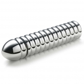 Рельефный фаллос для интенсивного электросекса Groovey George - 20 см. - MyStim - купить с доставкой в Нефтекамске