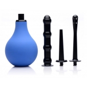 Анальный душ с 3 насадками Premium One-way Valve Anal Douche Set - XR Brands - купить с доставкой в Нефтекамске
