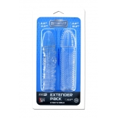 Комплект из 2 прозрачных насадок на пенис PENIS EXTENDER PACK - Dream Toys - в Нефтекамске купить с доставкой