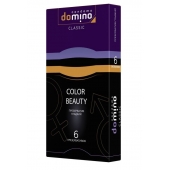 Разноцветные презервативы DOMINO Colour Beauty - 6 шт. - Domino - купить с доставкой в Нефтекамске