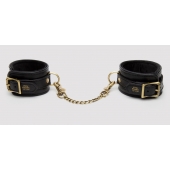 Черные оковы на ноги Bound to You Faux Leather Ankle Cuffs - Fifty Shades of Grey - купить с доставкой в Нефтекамске