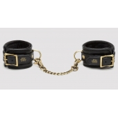 Черные наручники Bound to You Faux Leather Wrist Cuffs - Fifty Shades of Grey - купить с доставкой в Нефтекамске