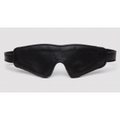 Черная плотная маска на глаза Bound to You Faux Leather Blindfold - Fifty Shades of Grey - купить с доставкой в Нефтекамске