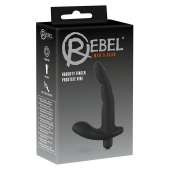 Черный вибромассажер простаты Naughty Finger Prostate Vibe - 13,8 см. - Orion - в Нефтекамске купить с доставкой