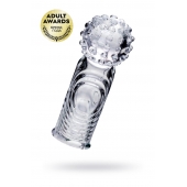 Прозрачная рельефная насадка на палец Ricol - 8 см. - A-toys в Нефтекамске Прозрачная рельефная насадка на палец Ricol - 8 см. - A-toys