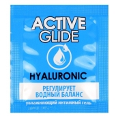 Лубрикант на водной основе Active Glide с гиалуроновой кислотой - 3 гр. - Биоритм - купить с доставкой в Нефтекамске