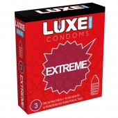 Текстурированные презервативы LUXE Royal Extreme - 3 шт. - Luxe - купить с доставкой в Нефтекамске