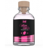 Массажный гель с согревающим эффектом Cotton Candy - 30 мл. - INTT - купить с доставкой в Нефтекамске