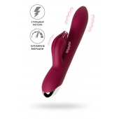 Бордовый вибратор-кролик Sangra - 20,5 см. - ToyFa купить в Нефтекамске с доставкой в Orgasmix.ru Бордовый вибратор-кролик Sangra - 20,5 см. - ToyFa