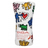 Мастурбатор-туба Keith Haring Soft Tube CUP - Tenga - в Нефтекамске купить с доставкой