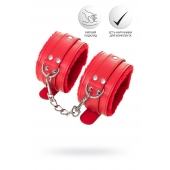 Красные оковы Anonymo из искусственной кожи - ToyFa - купить с доставкой в Нефтекамске