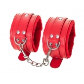 Красные оковы Anonymo из искусственной кожи - ToyFa - купить с доставкой в Нефтекамске