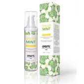 Разогревающее массажное масло Gourmet Spearmint Organic с органическими ингредиентами - 50 мл. - Exsens - купить с доставкой в Нефтекамске