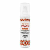 Разогревающее массажное масло Gourmet White Peach Organic с органическими ингредиентами - 50 мл. - Exsens - купить с доставкой в Нефтекамске