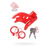 Красный мужской пояс верности из пластика - ToyFa - купить с доставкой в Нефтекамске