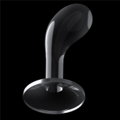 Прозрачный стимулятор простаты Flawless Clear Prostate Plug - 15 см. - Lovetoy - в Нефтекамске купить с доставкой